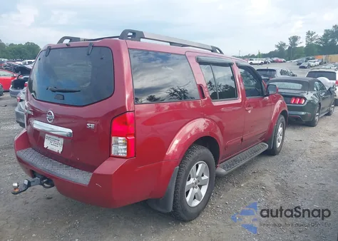 2008 Nissan Pathfinder Se z USA, uszkodzony, nr VIN 5N1AR18U38C632388